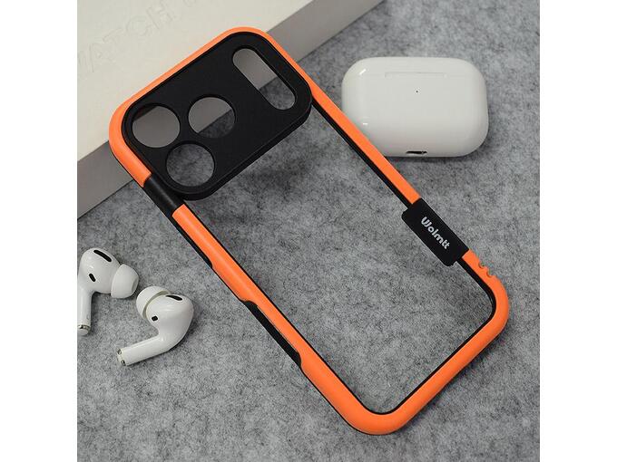 Maska za iPhone 17 Pro Max narandžasto Wolmtt bumper