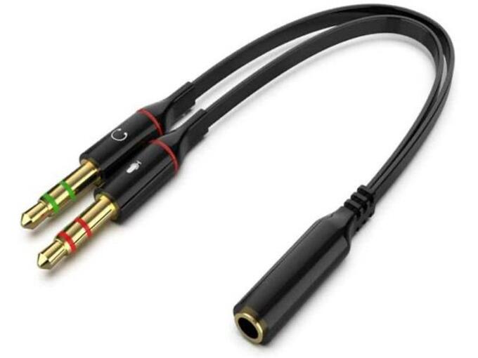 Adapter 3.5mm na 2x 3,5mm