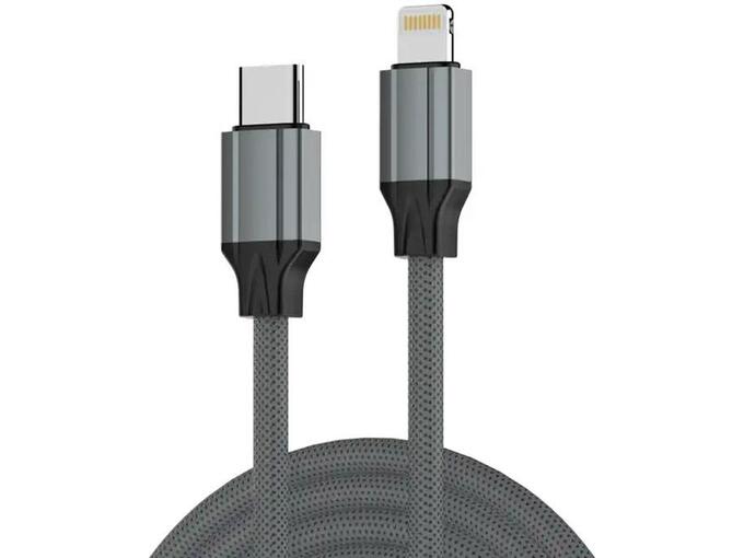 Kabel LDNIO LC441I 30w, Type-C na iPhone Lightning sivi 1m