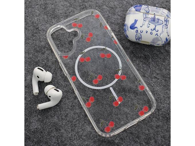 Maska za iPhone 17 Sweet Cherry Mag Case Nanobit Print