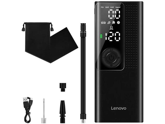 Prenosivi kompresor za vazduh Lenovo HV09 crni