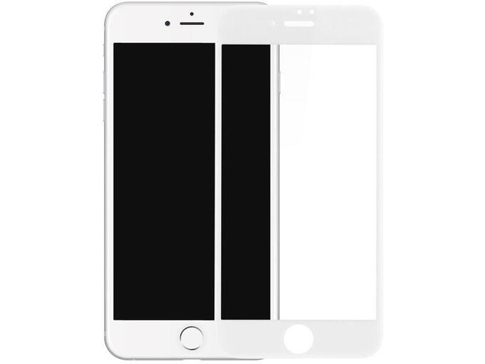 Perfect Silk print full Nano staklo 0,1mm za iPhone 6 Plus belo.