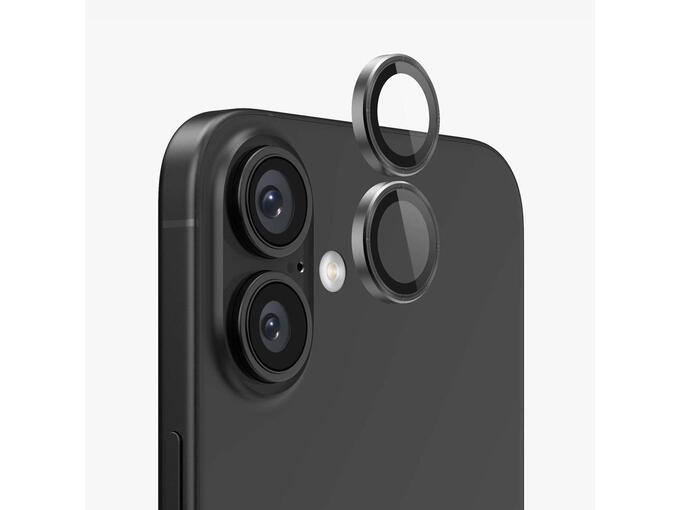Zaštita kamere za iPhone 16 / iPhone 16 Plus crna