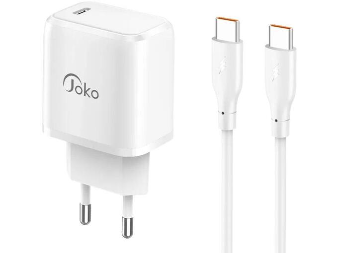 Konfulon Kućni punjač Joko JK91 + DC67 PD 20 W beli