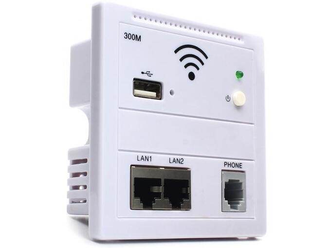Zidna utičnica Wireless Router LAN USB PoE Type