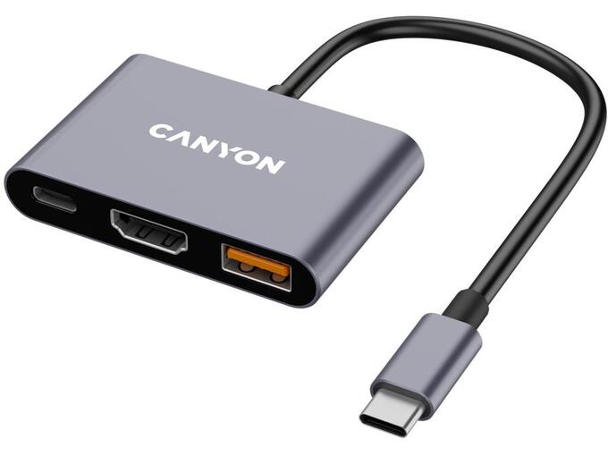 Canyon USB hub DS-4 3 porta USB-C