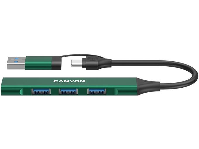 Canyon USB hub DS-02 4 porta USB-A USB-C