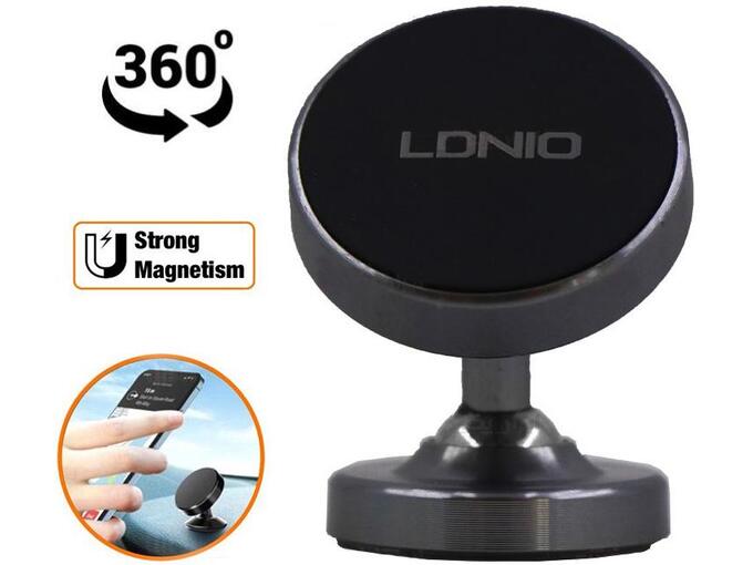 LDNIO Auto stalak za ventilaciju MG08 crni