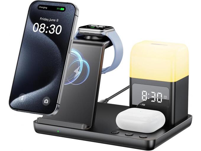 Z18 desktop držač za mobilni telefon 6u1 bežični punjač