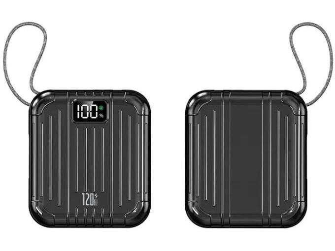 Power Bank 120W 10.000 mAh crni