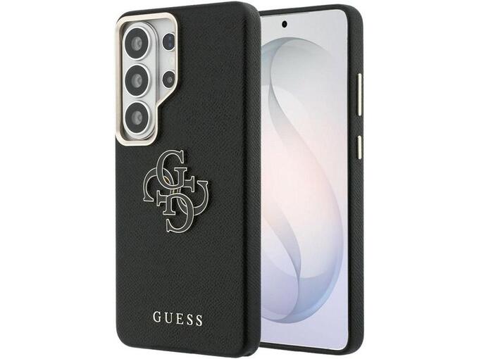 Maska Guess Grained Big 4G Metal Logo za Samsung S26 Ultra/ S948B crna
