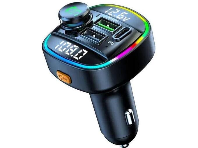 Bluetooth FM LED Transmiter C22PD 20W crni