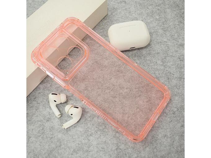 Maska Color Transparent za Honor 400 Smart/ X7d roze