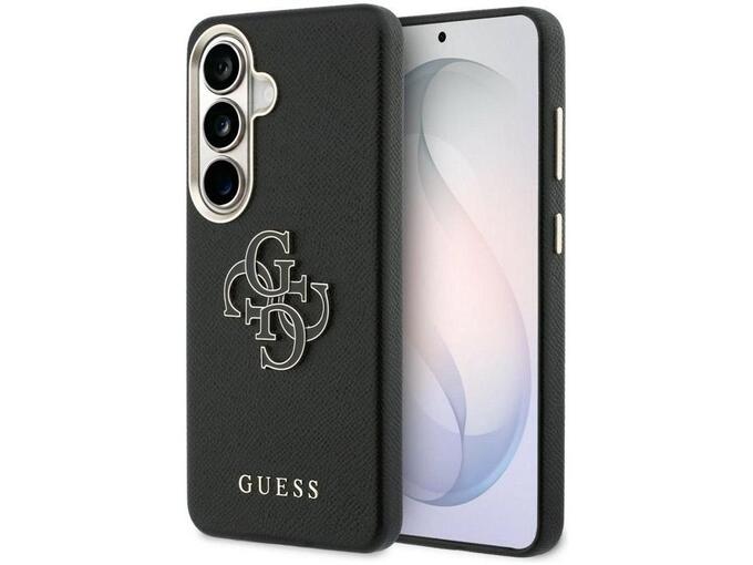 Maska Guess Grained Big 4G Metal Logo za Samsung S26/ S941B crna