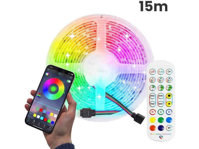 Led traka L14 vodootporna 15m RGB 5050 Smart Wifi