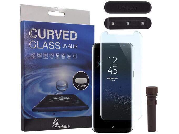 Zaštitno staklo UV Glue Full Cover+ lampa za Samsung S8 Plus/ G955