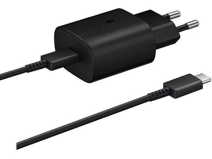 Kućni punjač Fast Charging za Samsung 2.0/ USB PD 45W sa kablom Type- C na Type- C (5A) crni