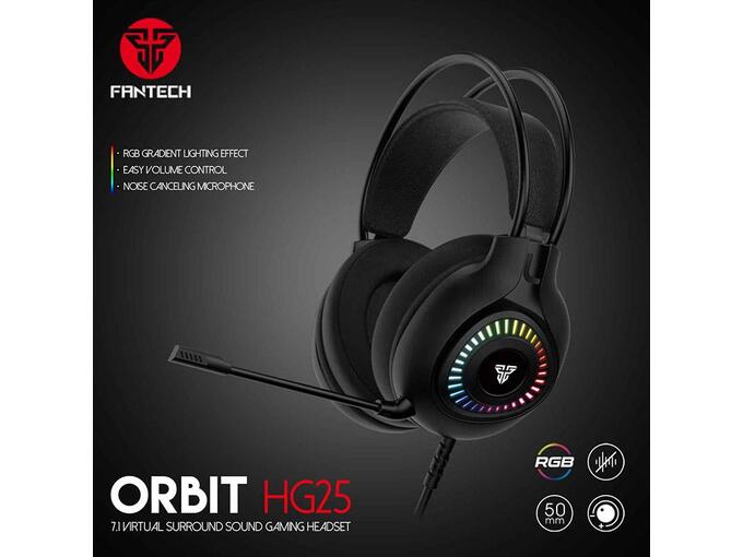 Slušalice Gaming Fantech HG25 Orbit 7.1 crne