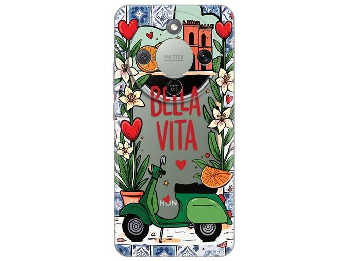 Maska za telefon Honor Magic 8 Lite Bella Vita Silikonska Print Skin