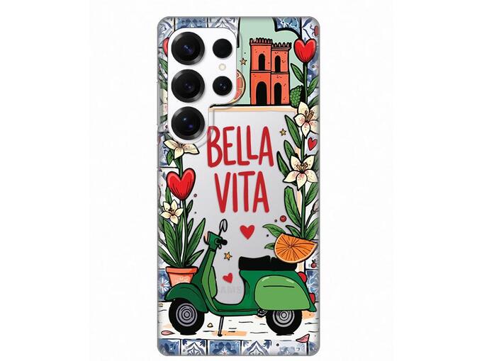 Maska za telefon Samsung Galaxy S25 Ultra Silikonska Print Skin