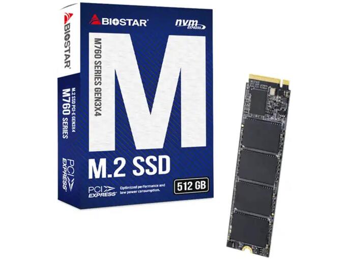 Biostar SSD M760 M.2 2280 512 GB PCIe 3.0
