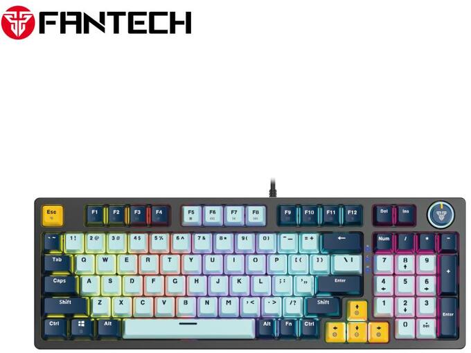 Fantech Gaming tastatura MK890 Atom MK96 SkyBlue Rosie switch