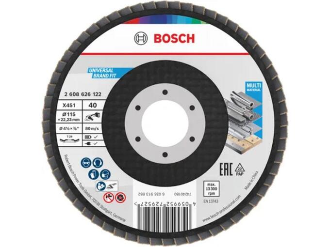 Bosch Brusni disk X451 115mm P40