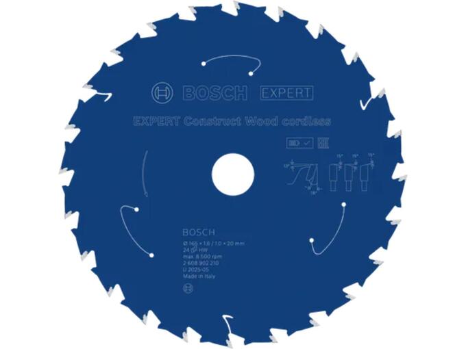 Bosch List kružne testere Expert Construct Wood aku 165mm 24T