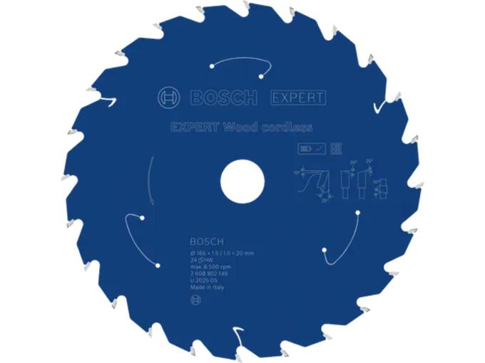 Bosch List kružne testere Expert Wood za drvo 165mm 24T