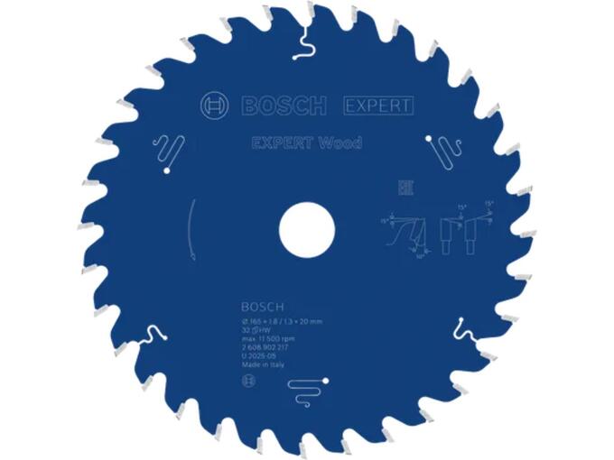 Bosch List kružne testere Expert Wood za drvo 165mm 32T