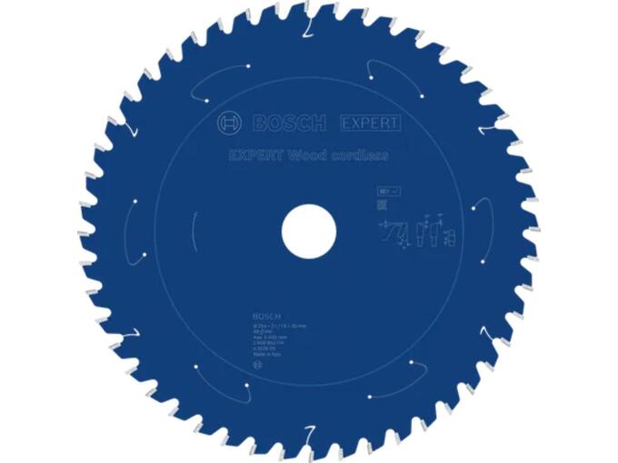 Bosch List kružne testere Expert Wood Cordless za drvo 254mm 48T