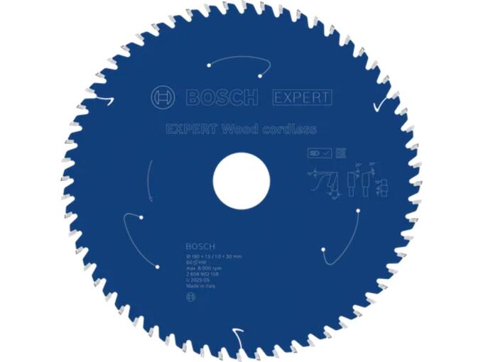 Bosch List kružne testere Expert Wood cordless 190mm 60T