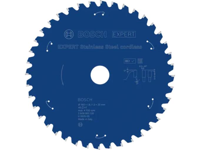 Bosch List kružne testere Expert za nerđajući čelik 160mm 40T