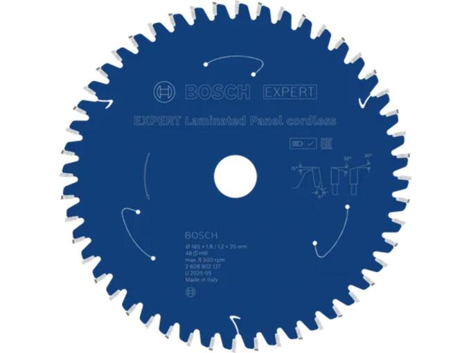 Bosch List kružne testere Expert za laminirane panele 165mm 48T