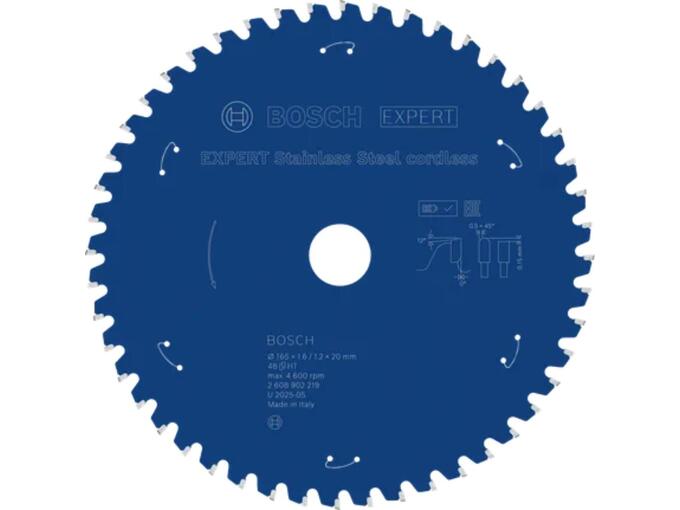 Bosch List kružne testere Expert za nerđajući čelik 165mm 48T