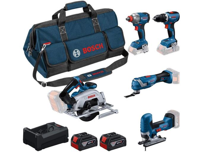 Bosch Aku set alata Kombo18V GSR+GDX+GKS+GOP+GST+GBA+GAL 18V