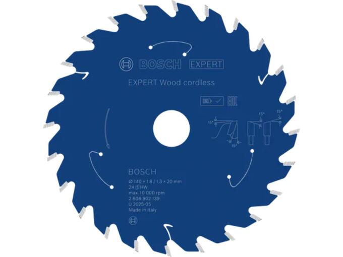Bosch List kružne testere Expert za drvo 140mm 24T