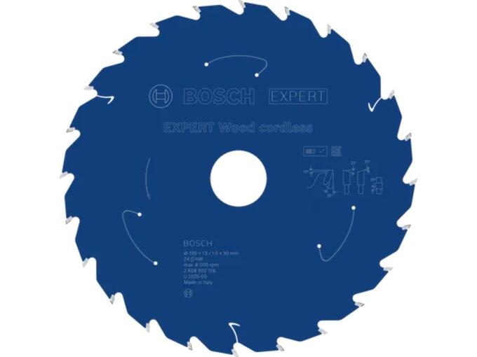 Bosch List kružne testere Expert za drvo 190mm 24T