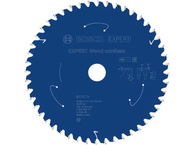 Bosch List kružne testere Expert za drvo 165mm 48T