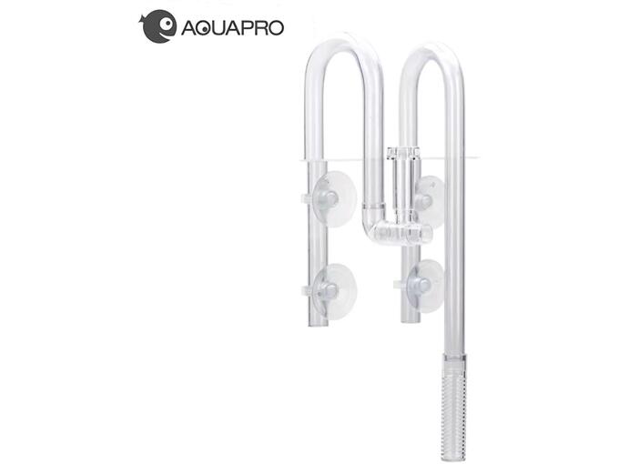 Aquapro set plastični Skimmer Outflow+Inflow, providni napredna verzija+Vortex 12mm