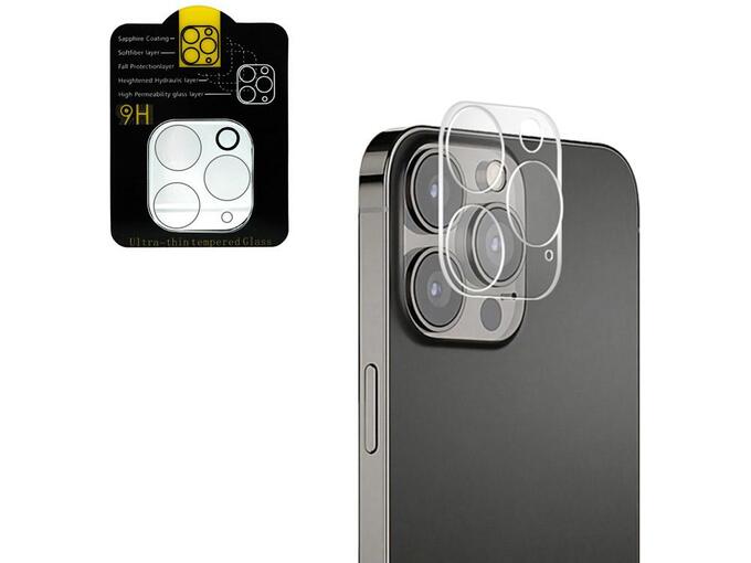 Zaštita kamere 3D FULL COVER za iPhone 12 transparent