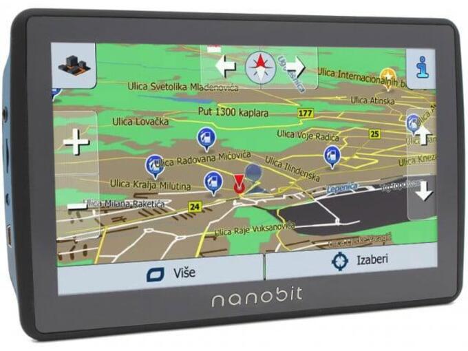 Nanobit GPS navigacija G703 7"