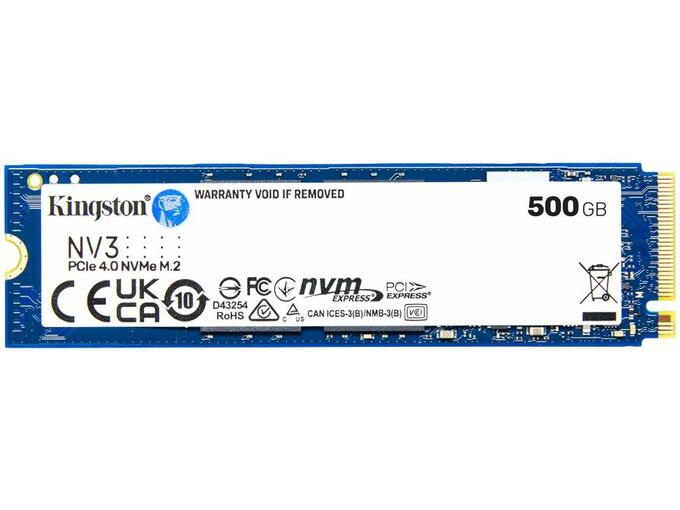 Kingston SSD NV3 M.2 2280 500 GB PCIe 4.0 NVMe
