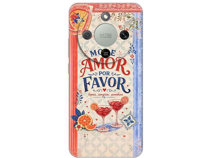 Maska za telefon Honor Magic 8 Lite Silikonska Print Skin