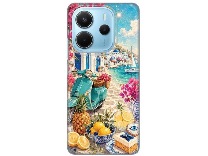 Maska za telefon Xiaomi Redmi Note 14 4G Silikonska Print Skin