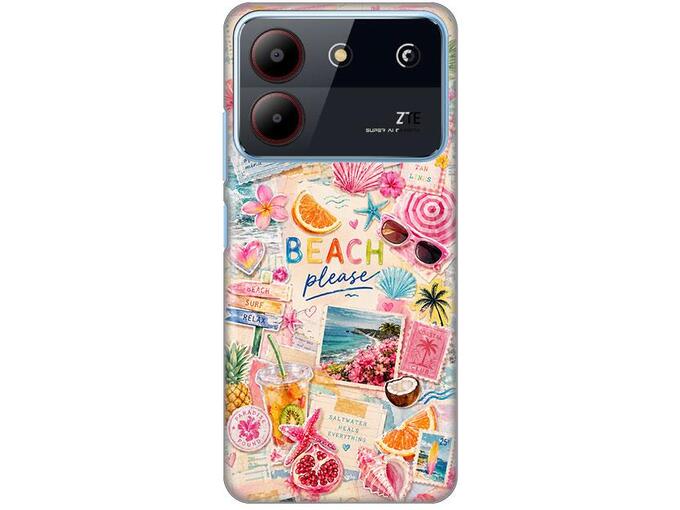 Maska za telefon ZTE Blade A54 Silikonska Print Skin