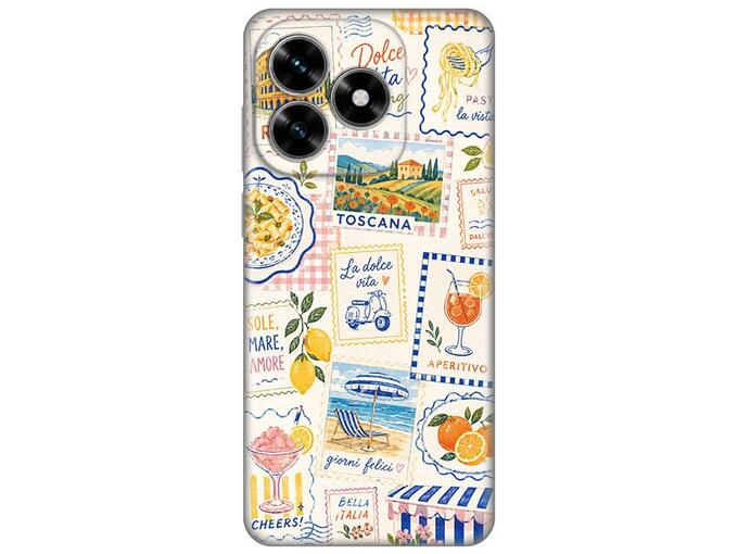 Maska za telefon Honor X5c Plus Silikonska Print