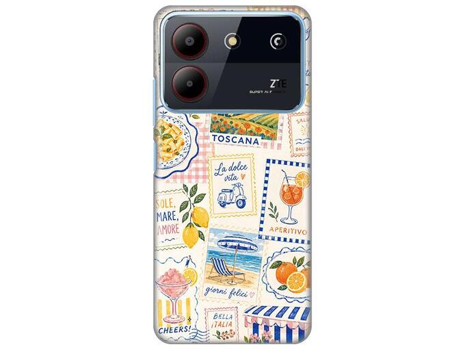 Maska za telefon ZTE Blade A54 Silikonska Print