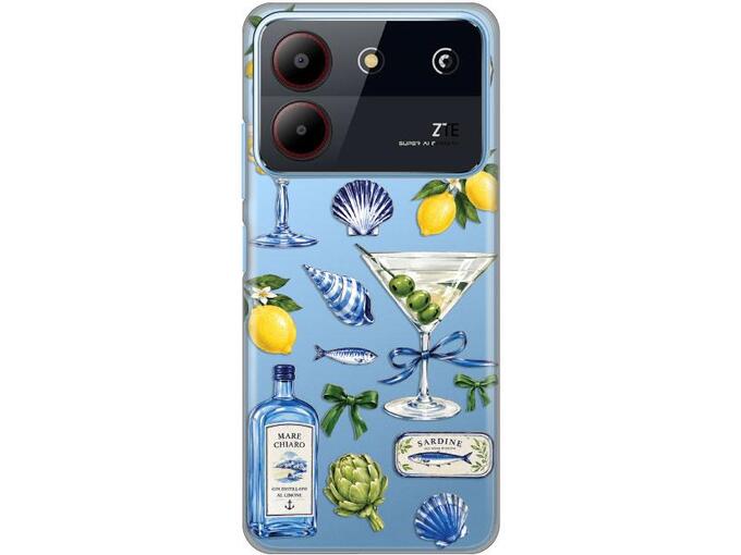 Maska za telefon ZTE Blade A54 Silikonska Print