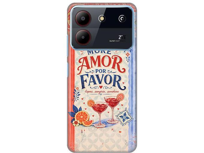 Maska za telefon ZTE Blade A54 Silikonska Print Skin